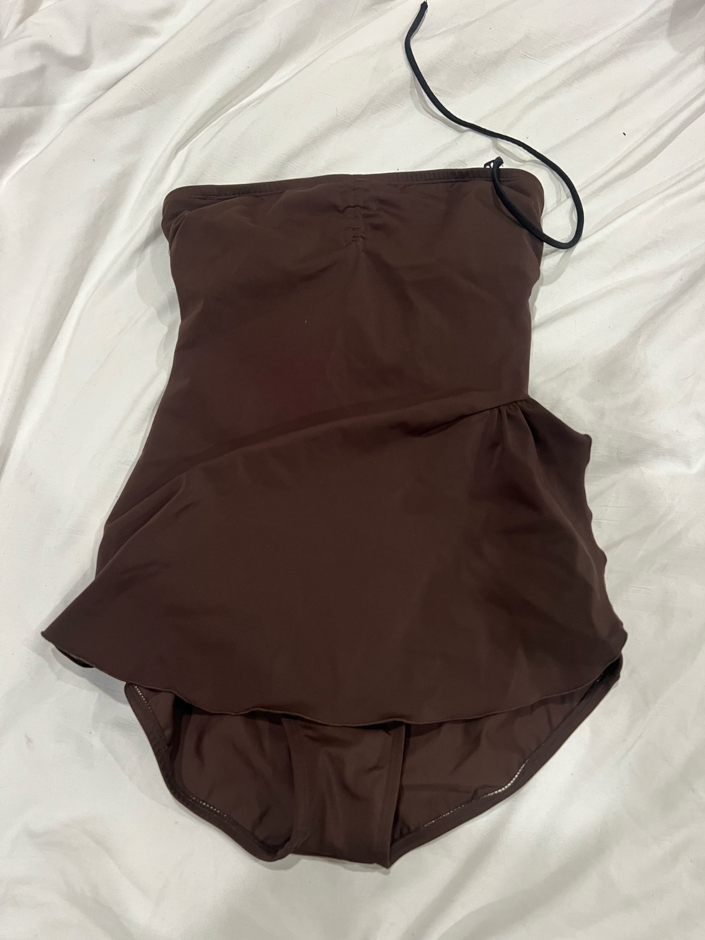 Jantzen Brown Mini Skirted Swim Bottom